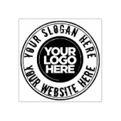 Grunge 2"x2" Fett bekümmert rund Personalisiert Gummistempel (Prägung)