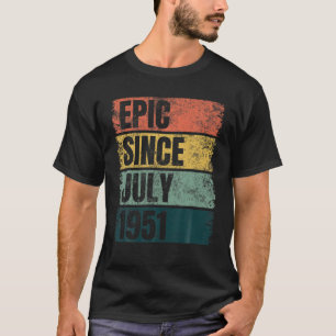 Grunge 70. Geburtstag Juli Idee 70 Jahre Epic seit T-Shirt