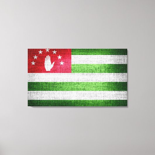 Grunge Abkhazia Flag Leinwanddruck (Vorderseite)