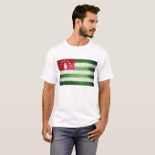 Grunge Abkhazia Flag T-Shirt (Vorne ganz)