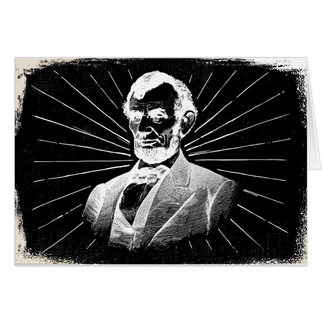 grunge abraham lincoln (Vorderseite (Horizontal))