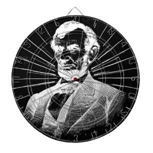 grunge abraham lincoln dartscheibe