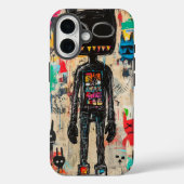 Grunge Abstrakt Art Phone Case (Rückseite)