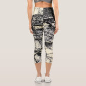 Grunge abstrakt capri leggings (Rückseite)