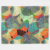 Grunge abstrakt fleecedecke (Vorderseite (Horizontal))