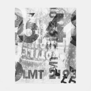 Grunge-Abstrakt, gealtert, alternativ, alt, antik Fleecedecke