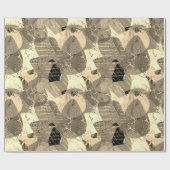 Grunge abstrakt geschenkpapier (Flach)