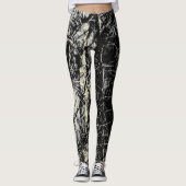 Grunge abstrakt leggings (Vorderseite)