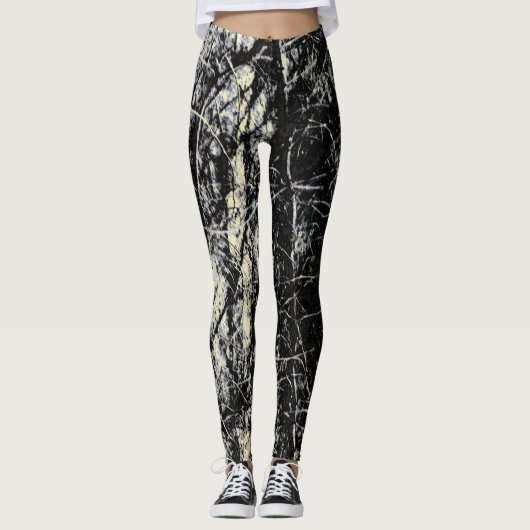 Grunge abstrakt leggings (Vorderseite)