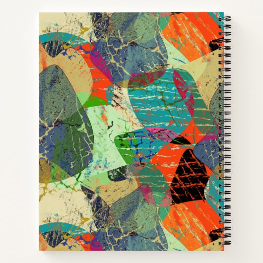 Grunge abstrakt notizblock (Rückseite)