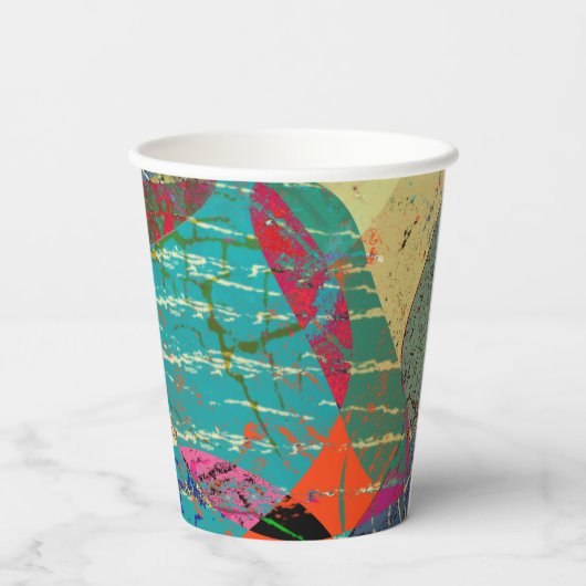 Grunge abstrakt . pappbecher (Rückseite)