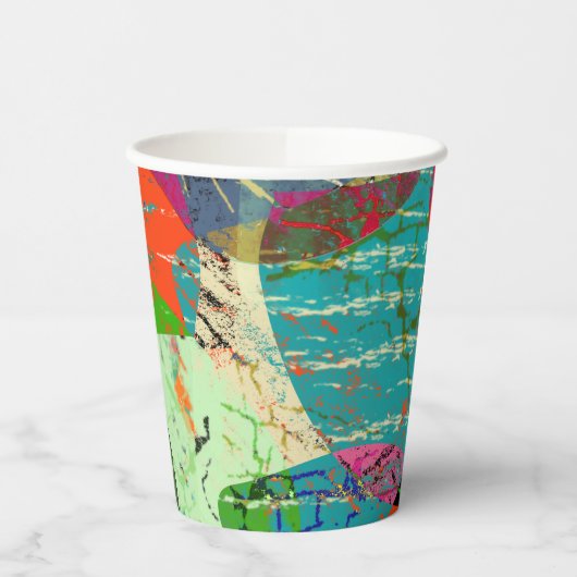 Grunge abstrakt . pappbecher (Links)