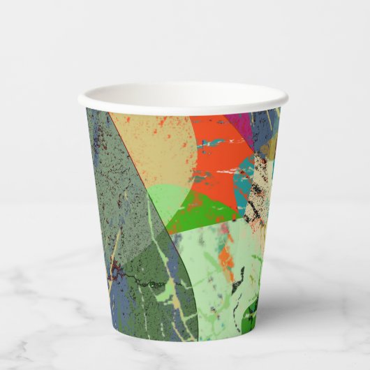 Grunge abstrakt . pappbecher (Vorderseite)