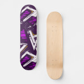 Grunge Abstrakt Skateboard (Vorderseite)