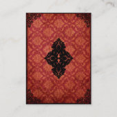 Grunge Ace of Hearts Visitenkarte (Rückseite)