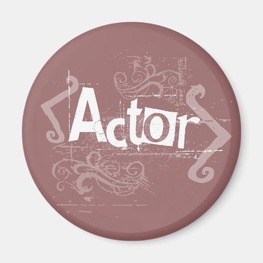 Grunge Actor Magnet (Vorne)