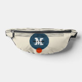 Grunge aestheticstripes minimal Monogram Bauchtasche (Ablage )