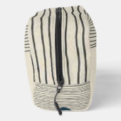 Grunge aestheticstripes minimal Monogram Waschbeutel (Rechts)