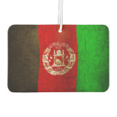 Grunge Afghanistan Flag Autolufterfrischer (Rückseite)