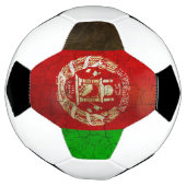 Grunge Afghanistan Flag Fußball (Gedreht)