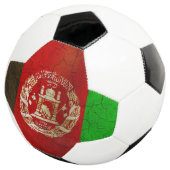 Grunge Afghanistan Flag Fußball (Dreiviertel)