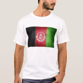 Grunge Afghanistan Flag T-Shirt (Vorderseite)