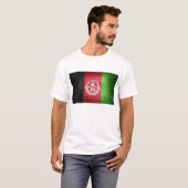 Grunge Afghanistan Flag T-Shirt (Vorne ganz)