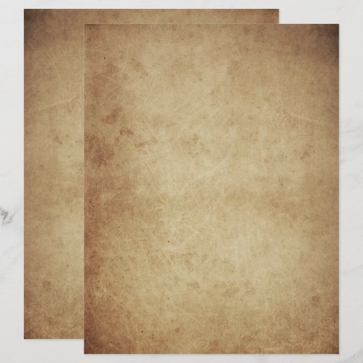 Grunge Altes Vintages Pergament (Vorne/Hinten)
