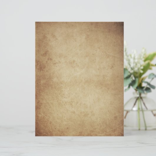 Grunge Altes Vintages Pergament (Stehend Vorderseite)