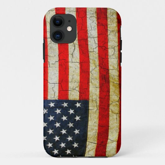 Grunge America Case-Mate iPhone Hülle (Rückseite)