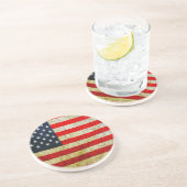 Grunge America Untersetzer (Seite)