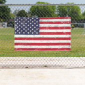 Grunge American Flag Banner (Insitu)