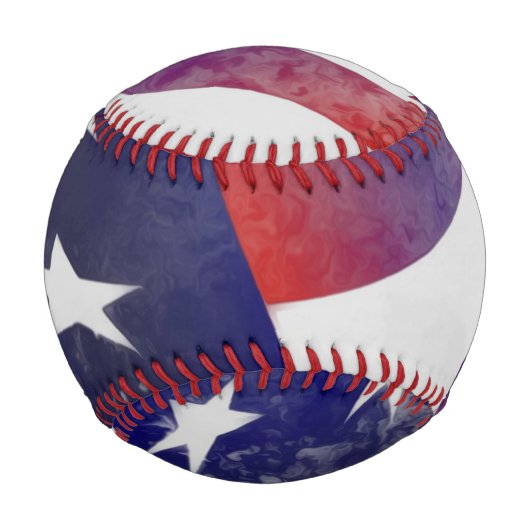 Grunge American Flag Baseball (Vorderseite)