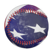 Grunge American Flag Baseball (Vorderseite Links)