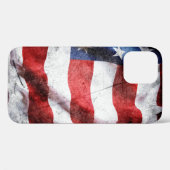 Grunge American Flag Case-Mate iPhone Hülle (Rückseite (Horizontal))