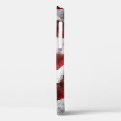 Grunge American Flag Case-Mate iPhone Hülle (Rückseite / Links)