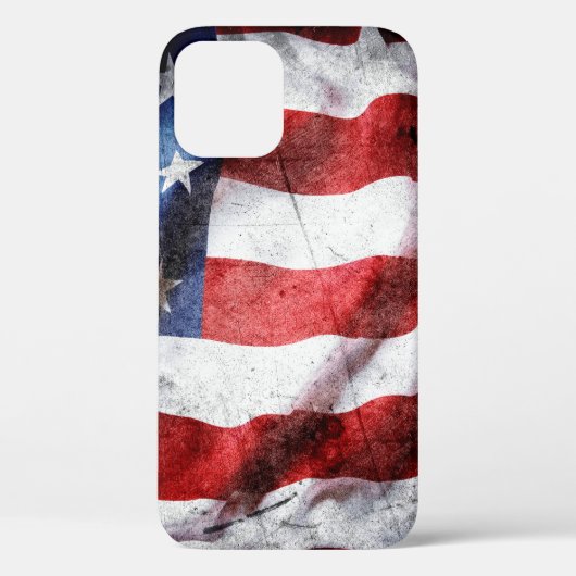 Grunge American Flag Case-Mate iPhone Hülle (Rückseite)