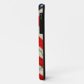 Grunge American Flag Case-Mate iPhone Hülle (Hinten/Links)