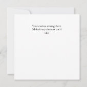 Grunge American Flag Dalmatian Flat Card (Rückseite)