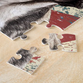 Grunge American Flag French Bulldog Puzzle (Seite)