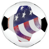 Grunge American Flag Fußball (Gedreht)