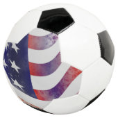 Grunge American Flag Fußball (Dreiviertel)