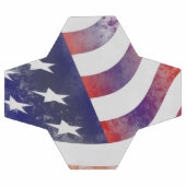 Grunge American Flag Fußball (Flach)
