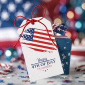 Grunge American Flag Happy 4. Juli ID104 Geschenkanhänger