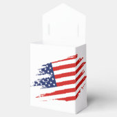 Grunge American Flag Happy 4. Juli ID104 Geschenkschachtel (Geöffnet)