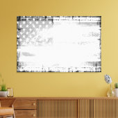 Grunge American Flag Leinwanddruck (Insitu (Wohnzimmer))