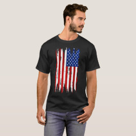 Grunge American Flag T-Shirt
