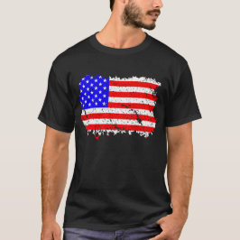 Grunge American Flag T-Shirt