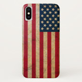 Grunge American Flagge USA Case-Mate iPhone Hülle (Rückseite)