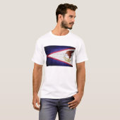 Grunge American Samoa Fahne T-Shirt (Vorne ganz)
